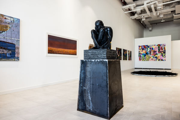 Vivek Vilasini, Study for The Weeping Man, 2023