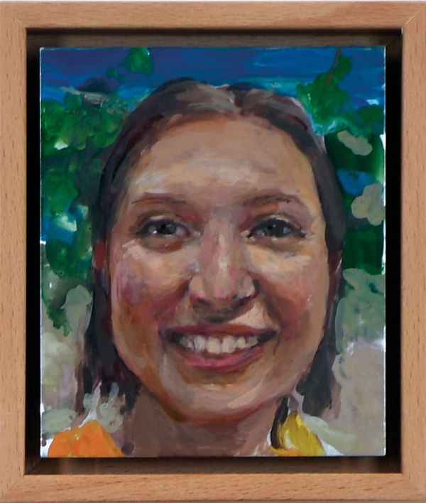 Geraldine Swayne, AI Human in a Virtual Garden, 2024