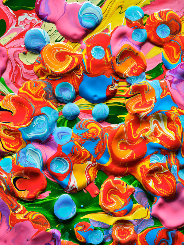 Rob and Nick Carter, Painting Photograph, Acrylic XXV, 2024