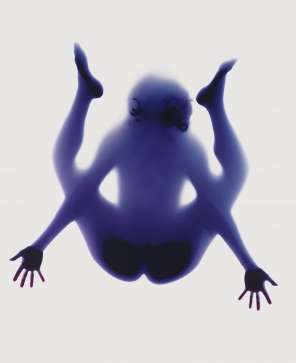 Rob and Nick Carter, Yoga Photogram, kurmasana, Turtle Pose, 2017