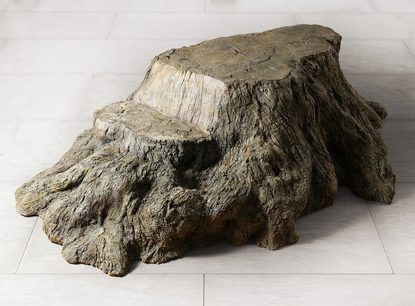 Rob and Nick Carter, Bronze Tree Stump, 2016