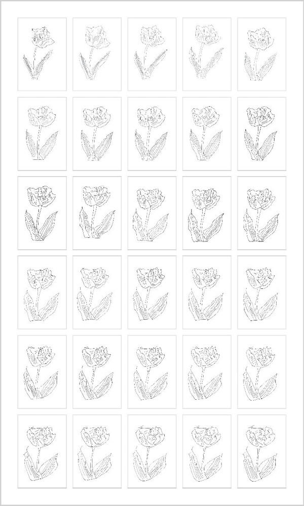 Rob and Nick Carter, Chinese Whispers, Tulip after Andy Warhol (c.1955), 2013