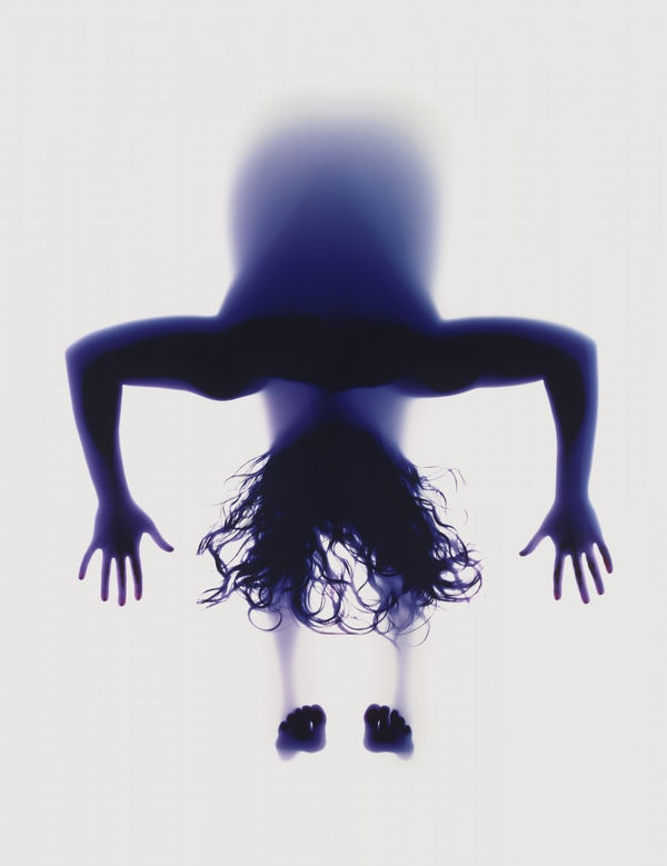 Rob and Nick Carter, Yoga Photogram, halasana, Plough Pose, 2017