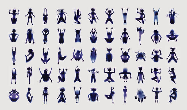 Rob and Nick Carter, 55 Yoga Photograms, 2019