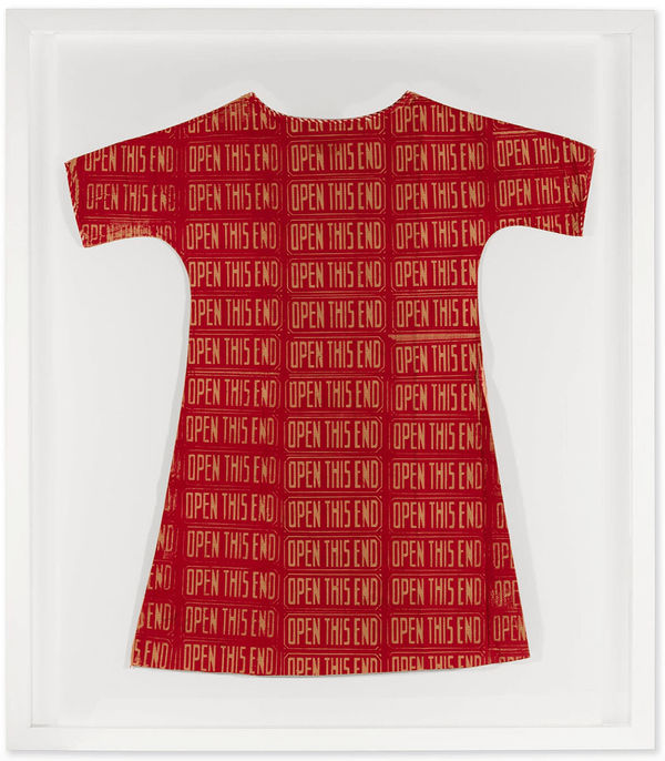 Andy Warhol, Open this end (Paper dress), 1962-1964