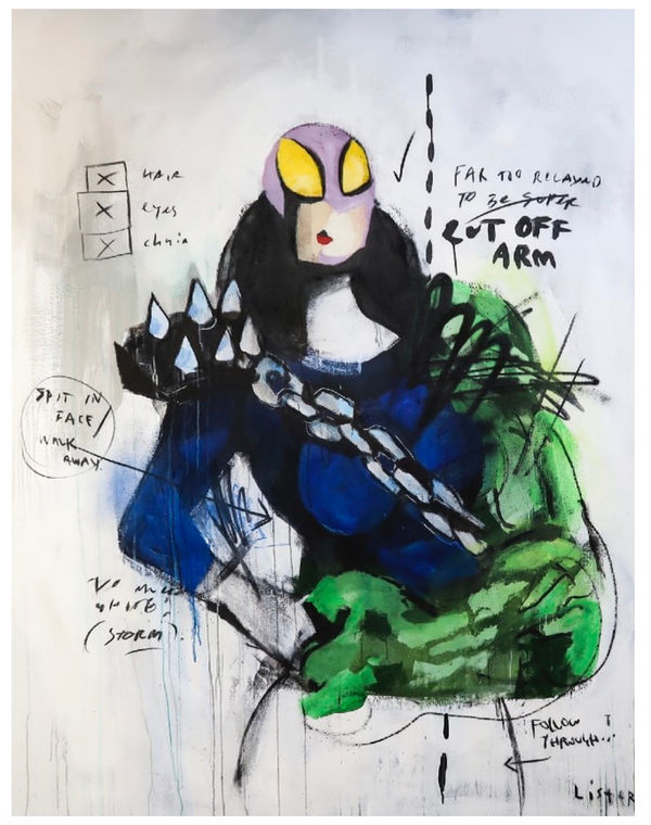 Anthony Lister, Pardon her wonder, 2019