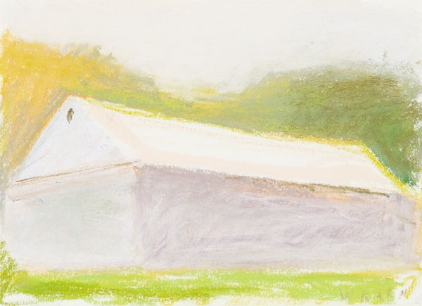 Wolf Kahn, Long Barn, 2002