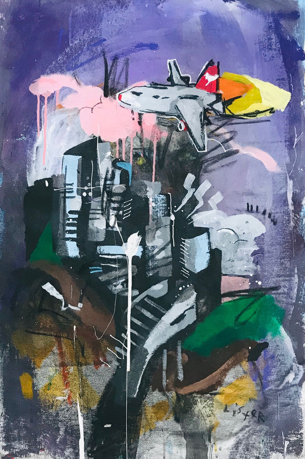 Anthony Lister, In the Moonlight, 2019