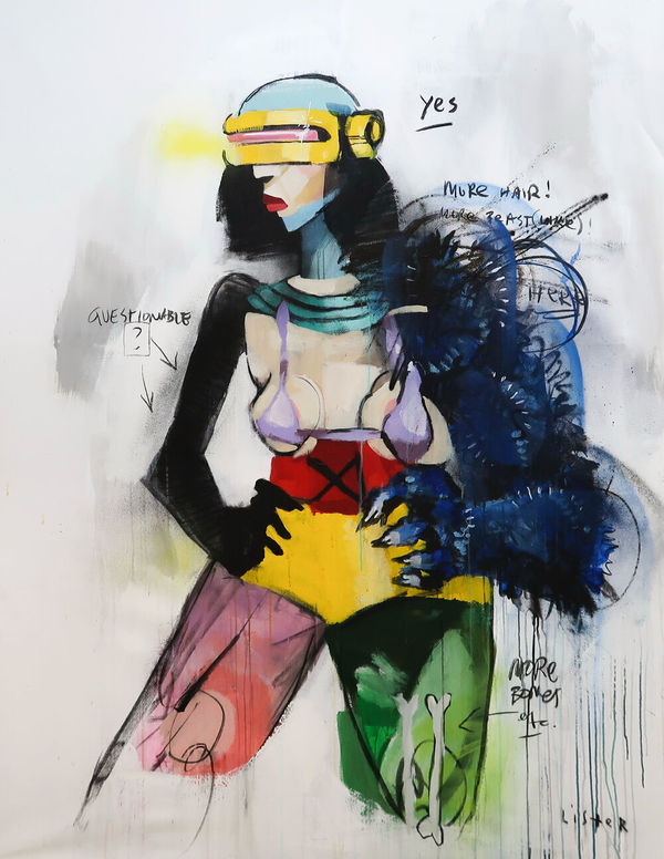 Anthony Lister, Walking with Ghost, 2019