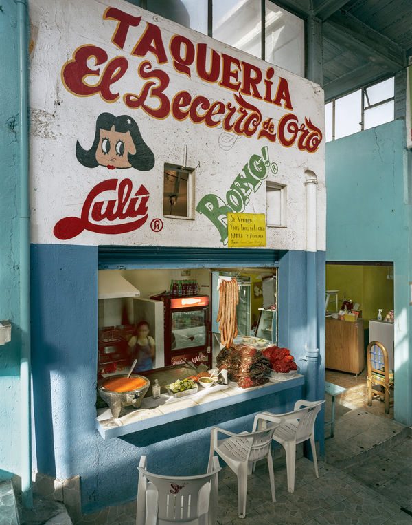 Jim Dow, Taqueria El Becerro de Oro, Mercado Independencia, Herradura, Independencia, Estado Mexico, Mexico, 2006