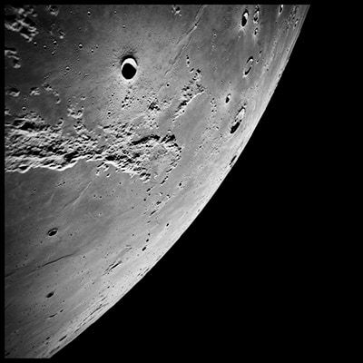 Michael Light, 25 Full Moon-The Ocean of Storms, 1972/2001