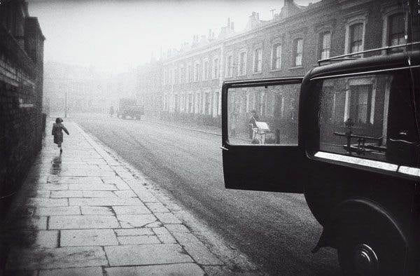 Robert Frank, Hearse, Belsize Crescent, London, , 1952/53