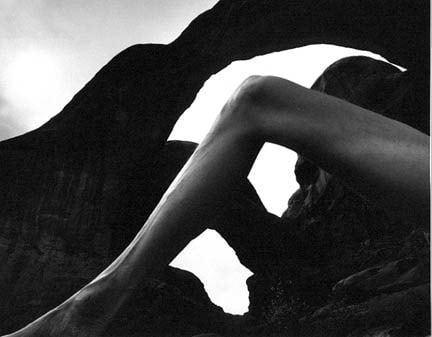 Arno Rafael Minkkinen, Triple Arch, Moab, Utah, 1999