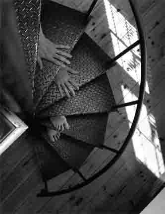 Arno Rafael Minkkinen, Nude Descending a Staircase, 2006