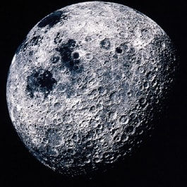 Michael Light, Full Moon-Sea of Crises, Border Sea, Smyth's Sea (#109), 1972/2001