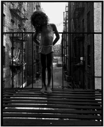 Bruce Davidson, Child on Fire Escape, 1966-68