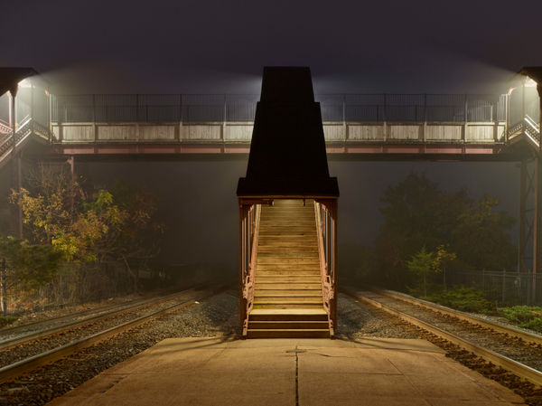 Andrew Moore, Rhinecliff Footbridge, 2021