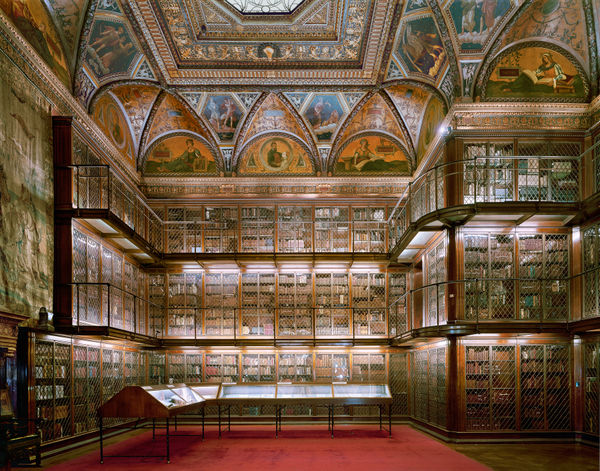 Jim Dow, East Room, straight view from North Side, the Morgan Library, New York, NY, 1999