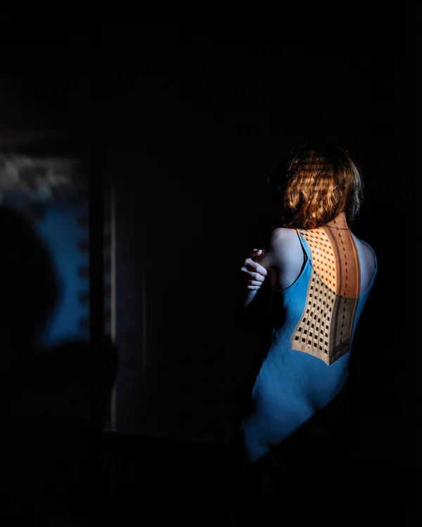 Rania Matar, Tamara (with a Camera Obscura Reflection of Burj El Murr Tower), Beirut, Lebanon, 2025