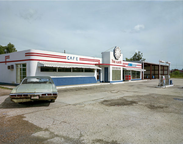 Jim Dow, The Clock Café, US 11, Picayune, MS, 1978