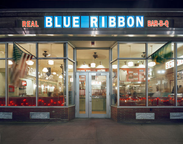 Jim Dow, Real Blue Ribbon Bar-B-Q, Rte. 2A, Arlington, MA, 2000