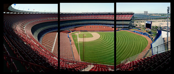 Jim Dow, View from Right Field, Shea Stadium, Queens, New York, 1982