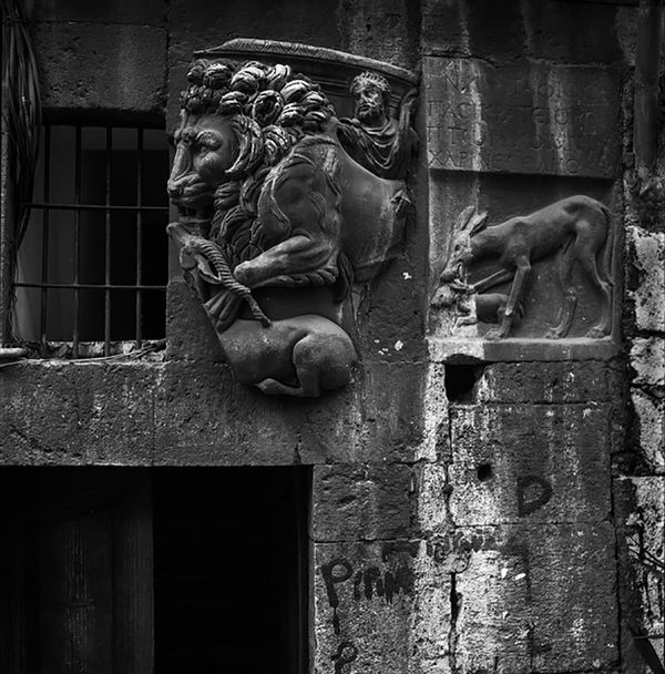 Stephan Brigidi, Sculpture Relief (Il Leone), Ghetto, 1976