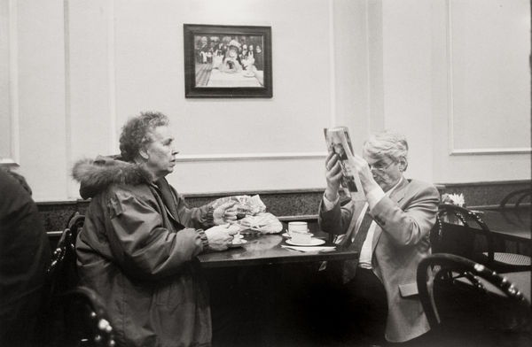 Paul Ickovic, London, England (Couple at Restaurant, Man Reading Magazine)