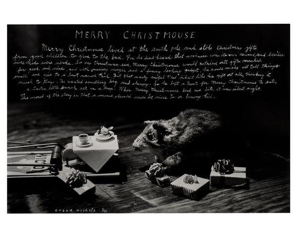 Duane Michals, Merry Christmouse, 1993