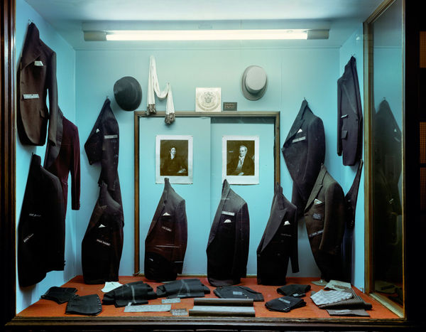Jim Dow, Window of Hill’s Gents Tailoring, Covent Garden, Westminster, Camden, London , 1986
