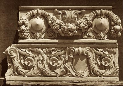 Louis-Émile Durandelle, Le Nouvel Opéra de Paris #40 (architectural fragment by Charles Garnier), 1875-1881