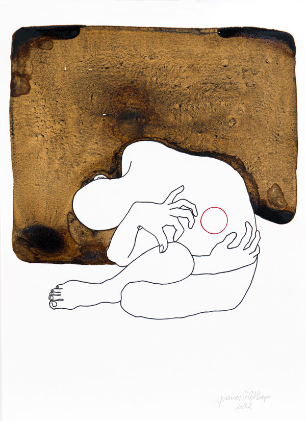 Yvanovitch Mbaya, chikumbi (Ancestral Rite), 2022