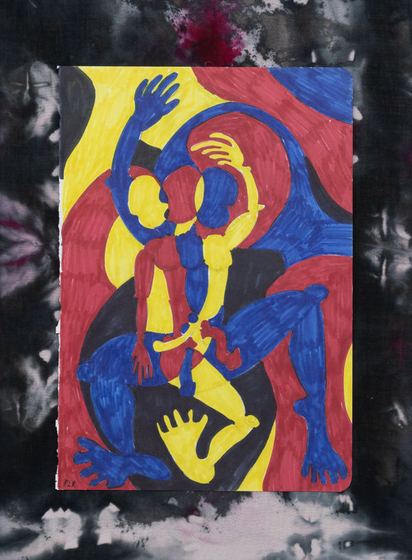 Pierre le Riche, Self-Portrait in Sleep (sketch), 2021