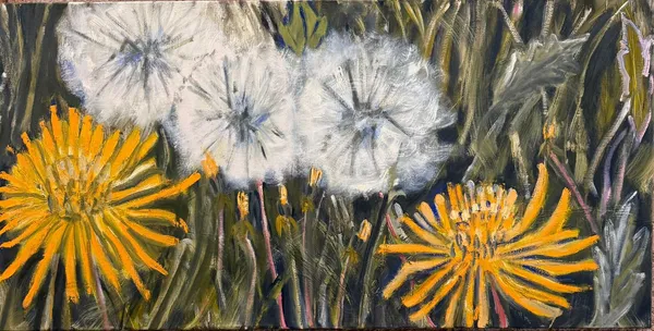 Ron Silver, Study of Dandelions II, 2025