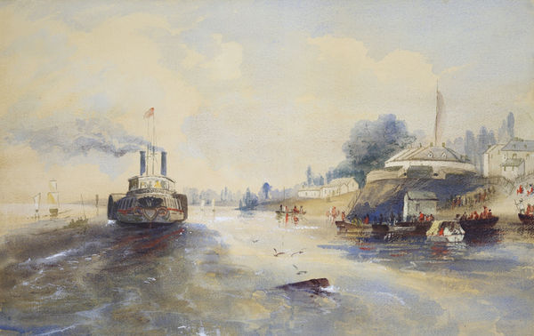 John Richard Coke Smyth, Entrance to Toronto, c 1838
