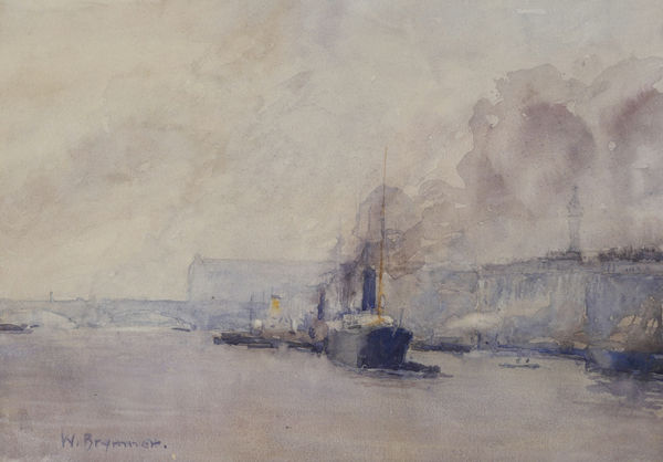 William Brymner, The Thames, London, c 1900