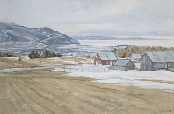 Michel Lapensee, Small Farm, Baie St. Paul, Quebec, 1980