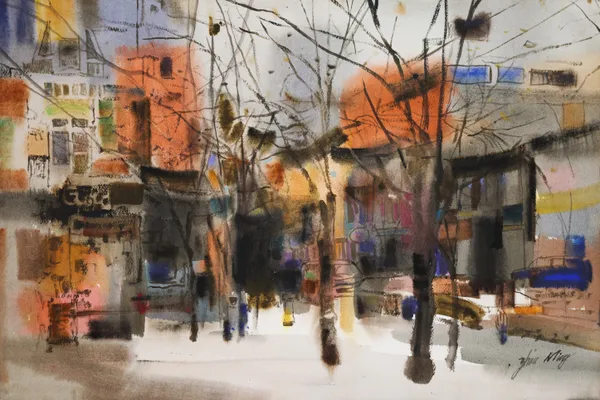 Ming Zhou, Bare Trees, Toronto, 2005