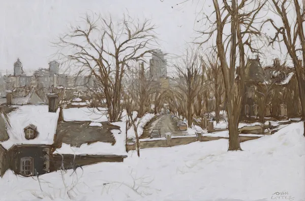 John Little, Queen Elizabeth Hotel Under Construction, Allan Memorial, 1996