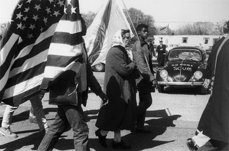 Bruce Davidson, Untitled [marchers], Selma March, A Time of Change, 1965