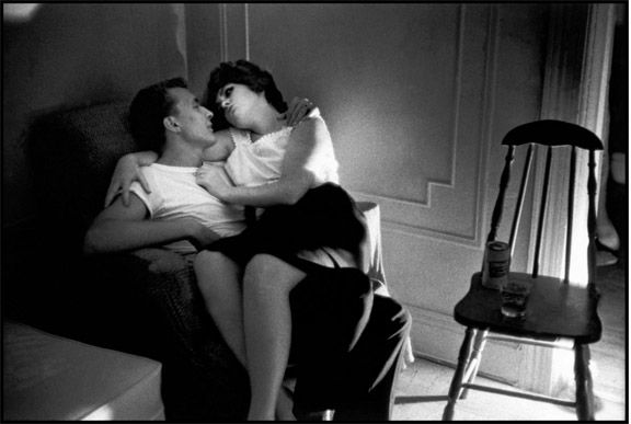 Bruce Davidson, Untitled [girl sitting on boy's lap], Brooklyn Gang, 1959