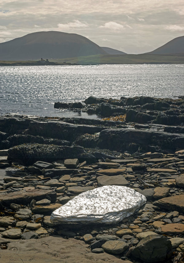 Anne Bevan RSA (Elect) Moon Rock, Hoy Sound Archival pigment print 100 x 80 cm