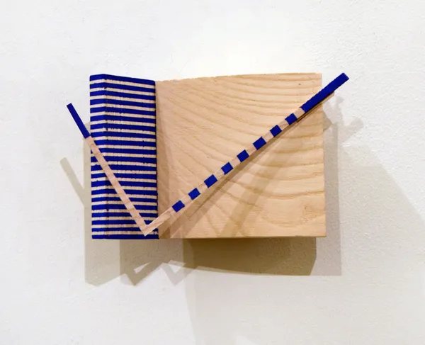 Doug Cocker RSA First Variations 1 Painted ash wood Approx. 20 x 18 x 6 cm