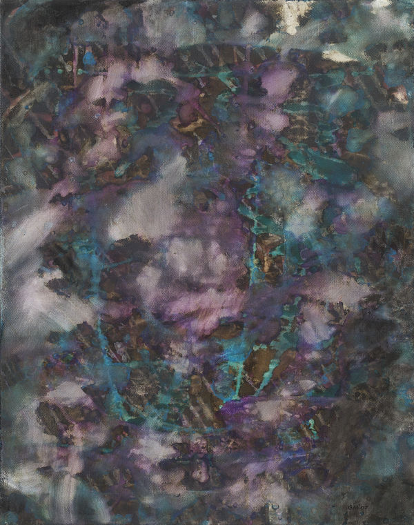 George Macpherson RSA Through the Clouds, 2007 Acrylic on canvas Image: 50 x 40 cm Frame: 63 x 53 cm