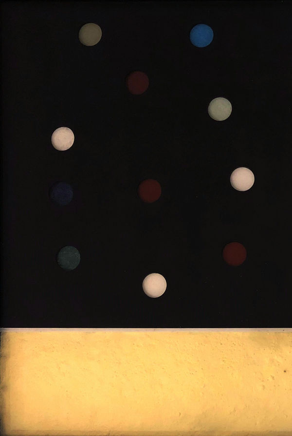 Glen Onwin RSA our earth Mixed media on board 32 x 23 cm