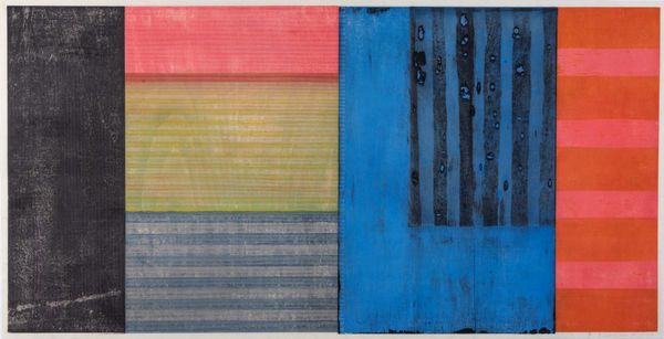 Paul Furneaux RSA Inside Outside: Sunlight Garden Mokuhanga on paper 60 x 120 cm Variable edition of 10