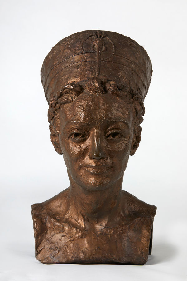 Benno Schotz RSA Cherna as Nefertiti, 1981 Bronze 49.5 H x 38 W x 27.5 D cm