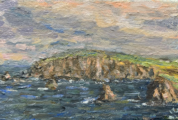 The Edge of the Green Sea Crumples