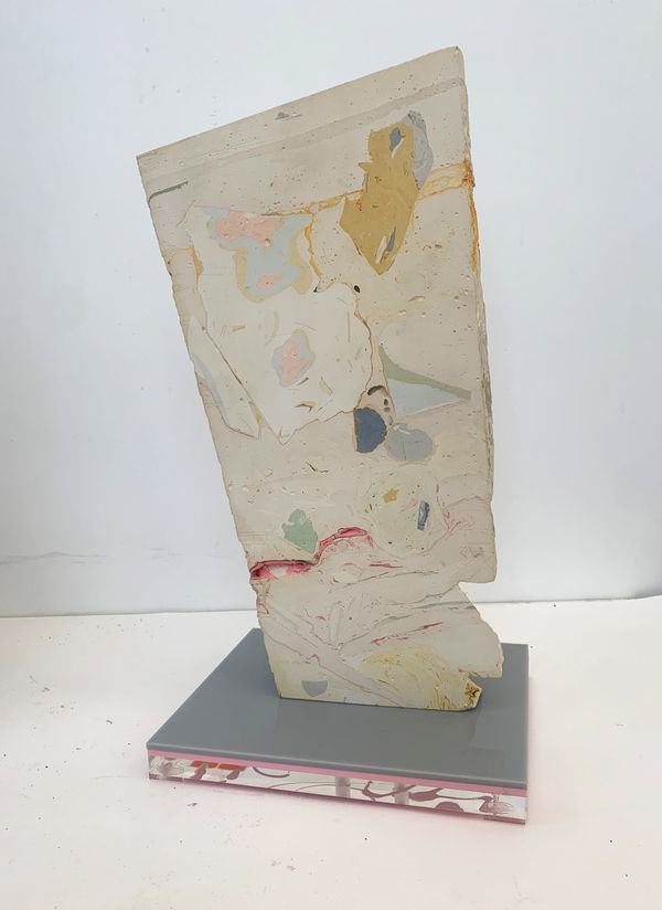 Gareth Fisher PRSA Glacial Slice No. 2 Plaster 45 x 25 x 10 cm