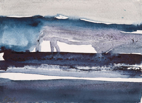 Barbara Rae RSA, Lancaster Sound 19X14 2017, 2017